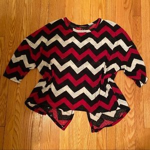 Chevron Print Top